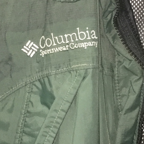 hunter green columbia jacket